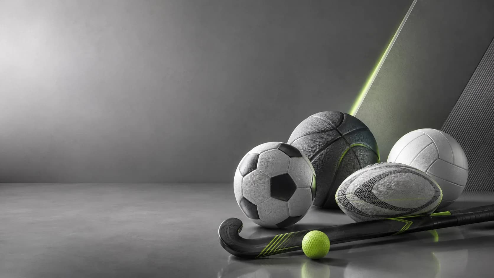 Balones y equipamiento de distintos deportes